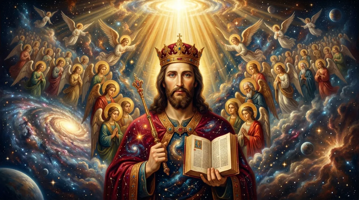 Fête du Christ Roi, dernier dimanche de l'année liturgique, couronnement universel du Christ
