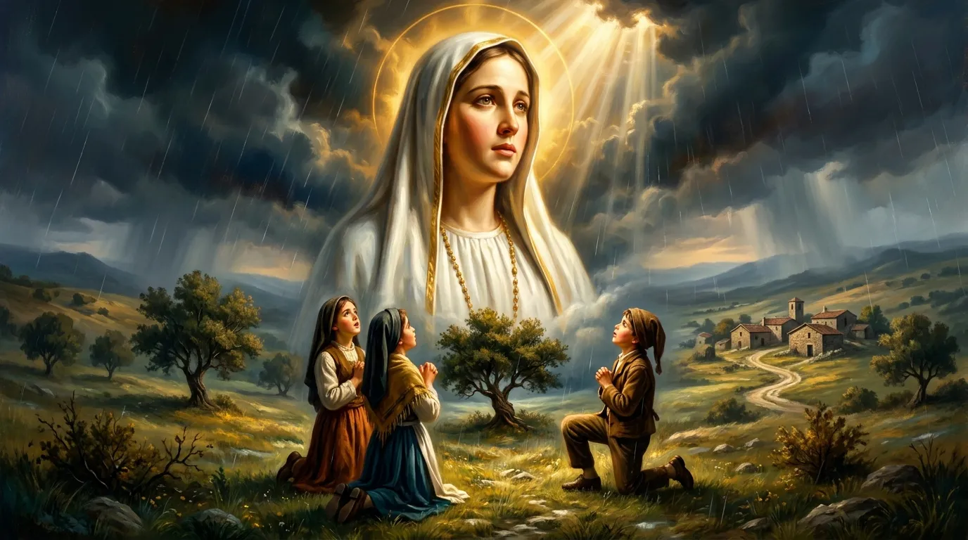 Notre-Dame de Fatima, 13 mai, apparitions mariales aux pastoureaux de Fatima en 1917