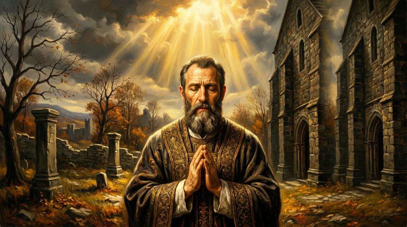 Portrait de saint Brice de Tours, évêque gallo-romain du Ve siècle