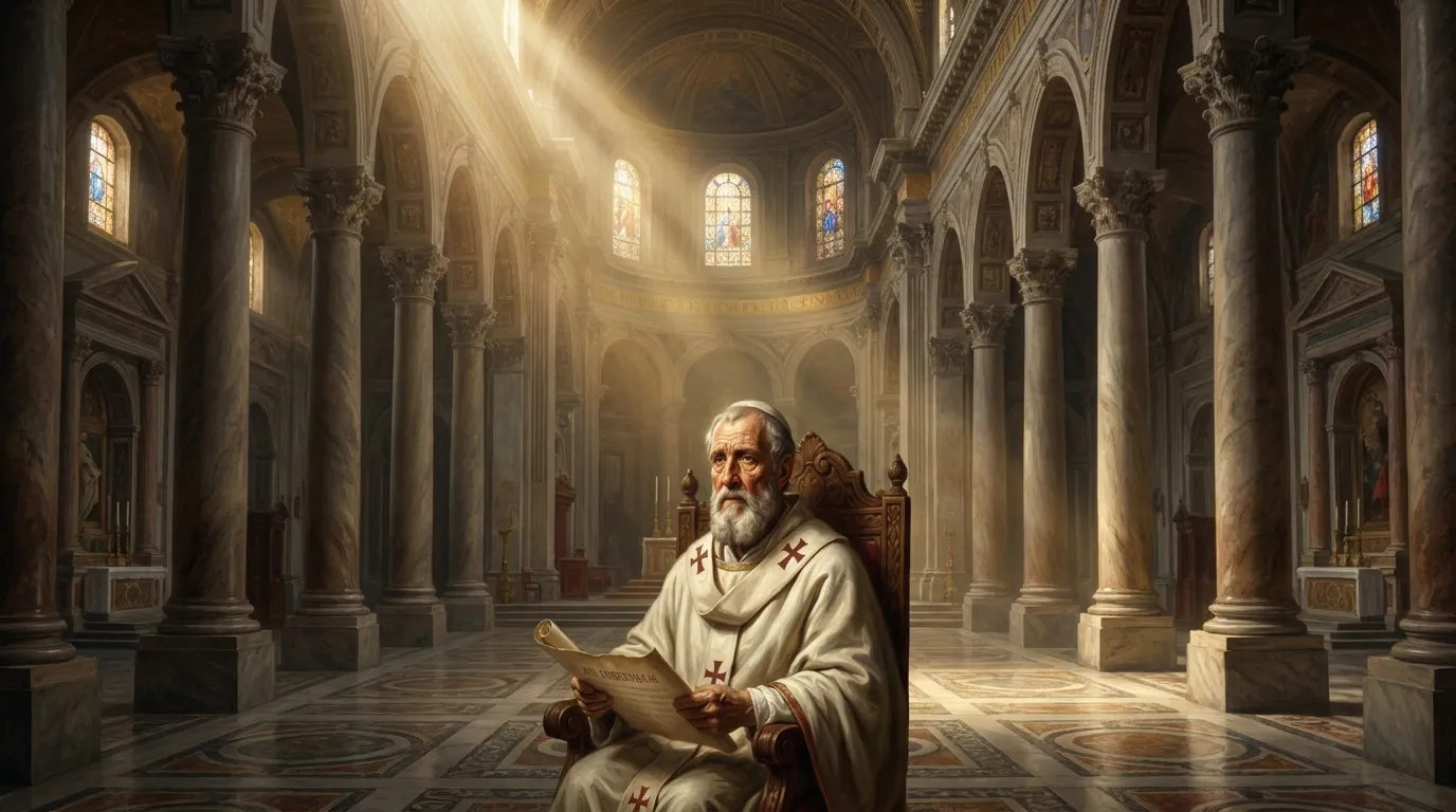 Portrait de saint Célestin Ier, pape du Ve siècle