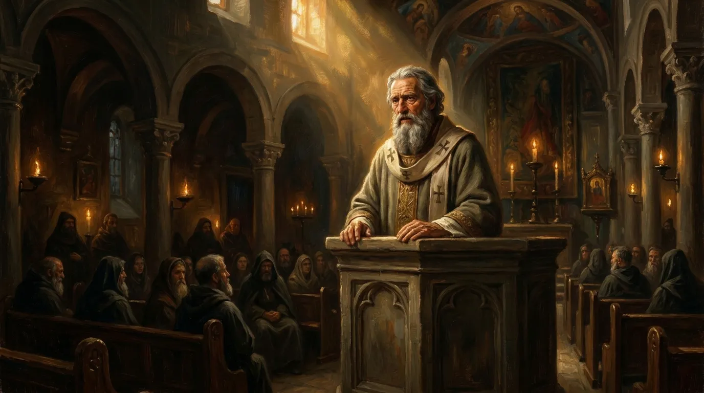 Portrait de saint Césaire d'Arles, évêque provençal du VIe siècle