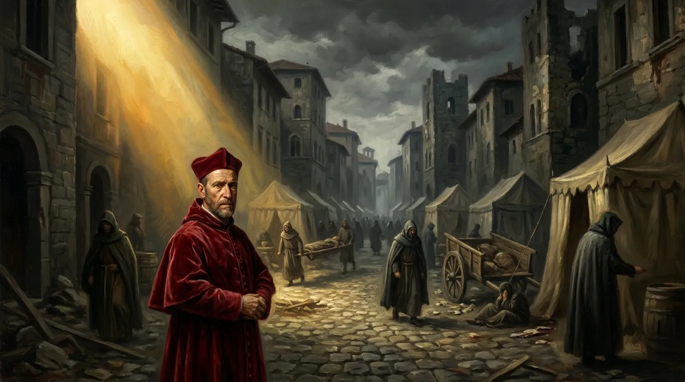 Portrait de saint Charles Borromée, cardinal réformateur du XVIe siècle