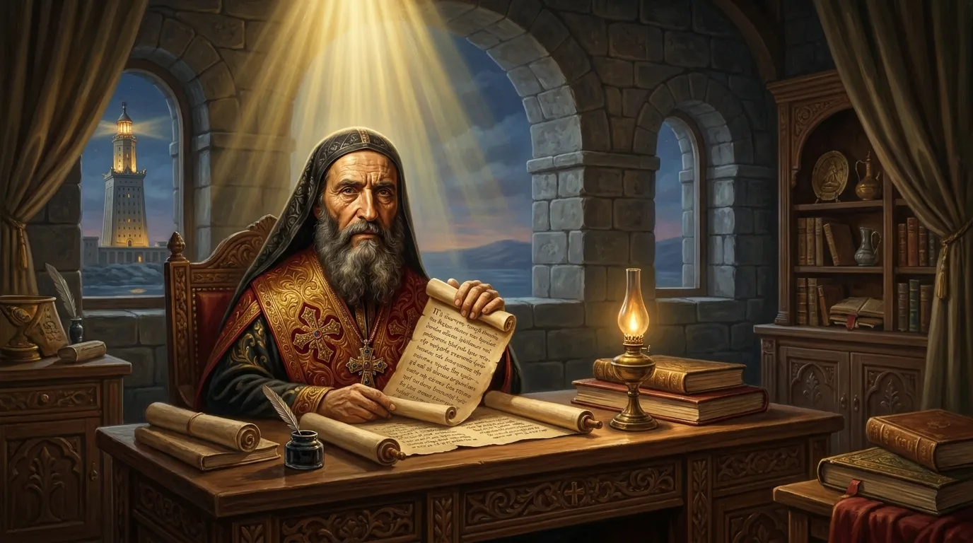 Portrait de saint Cyrille d'Alexandrie, docteur du Ve siècle
