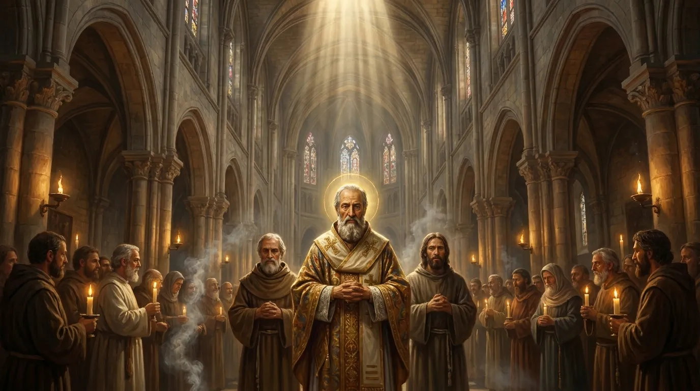 Portrait de saint Cyrille de Jérusalem, catéchète du IVe siècle