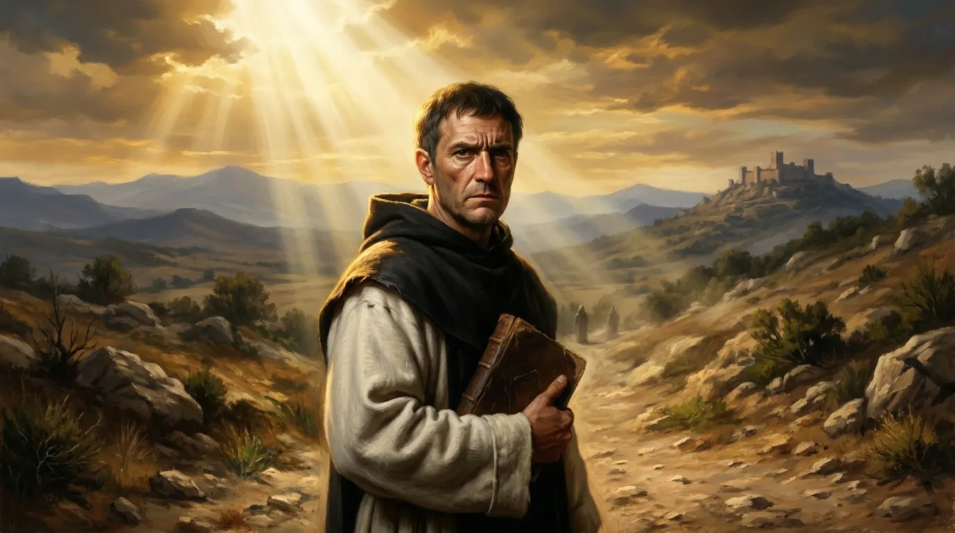 Portrait de saint Dominique, fondateur des prêcheurs du XIIIe siècle