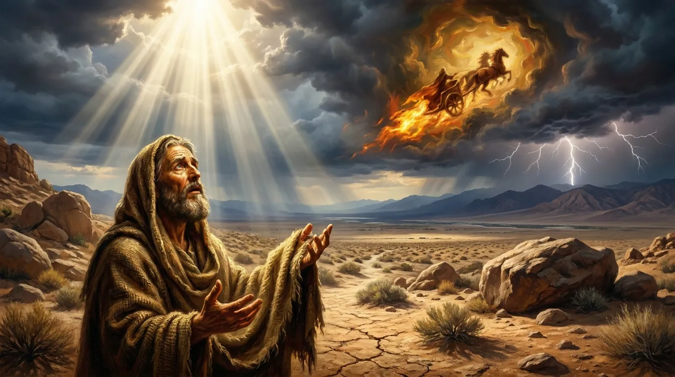 Portrait de saint Élisée, prophète biblique d'Israël, disciple et successeur du prophète Élie