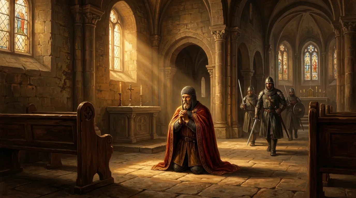 Portrait de saint Éric de Suède, roi martyr du XIIe siècle, patron de la Suède