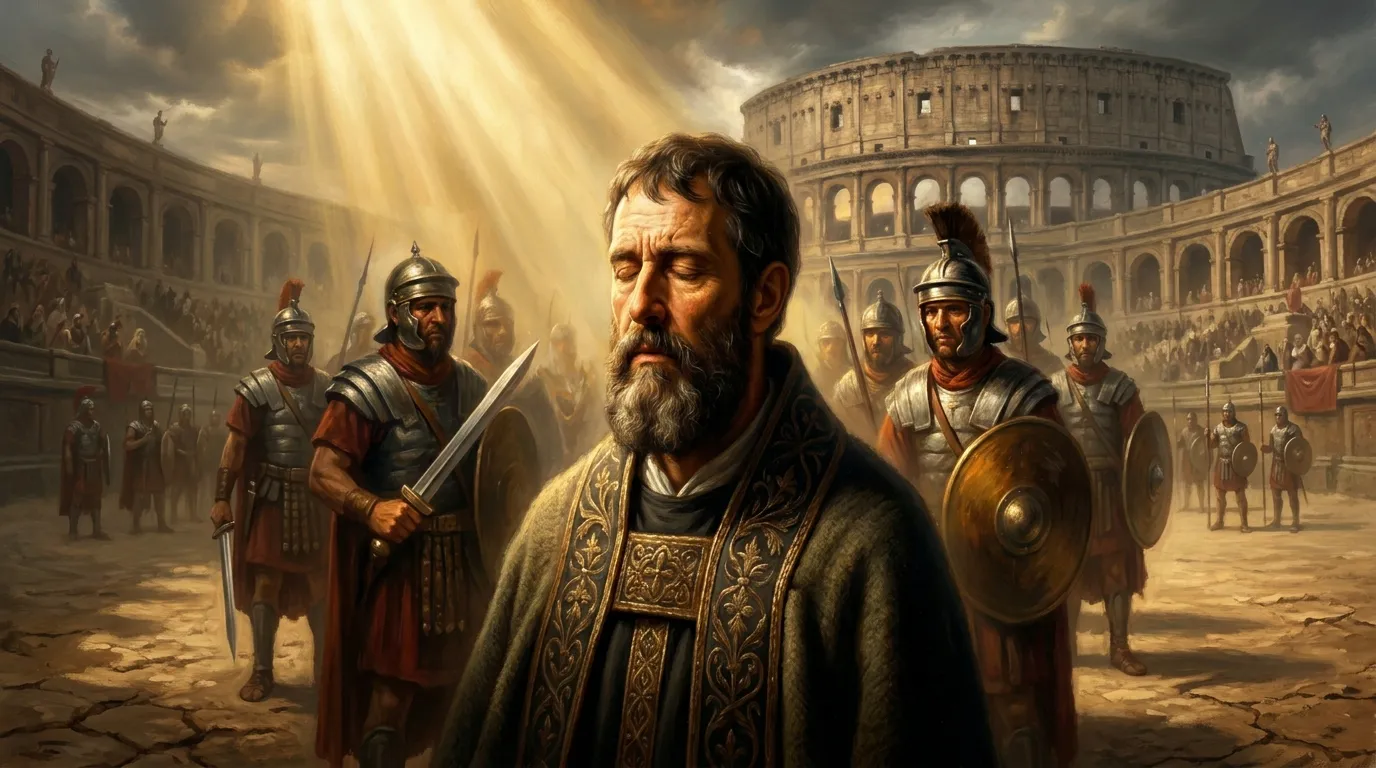 Portrait de saint Firmin, évêque martyr d'Amiens du IIIe siècle