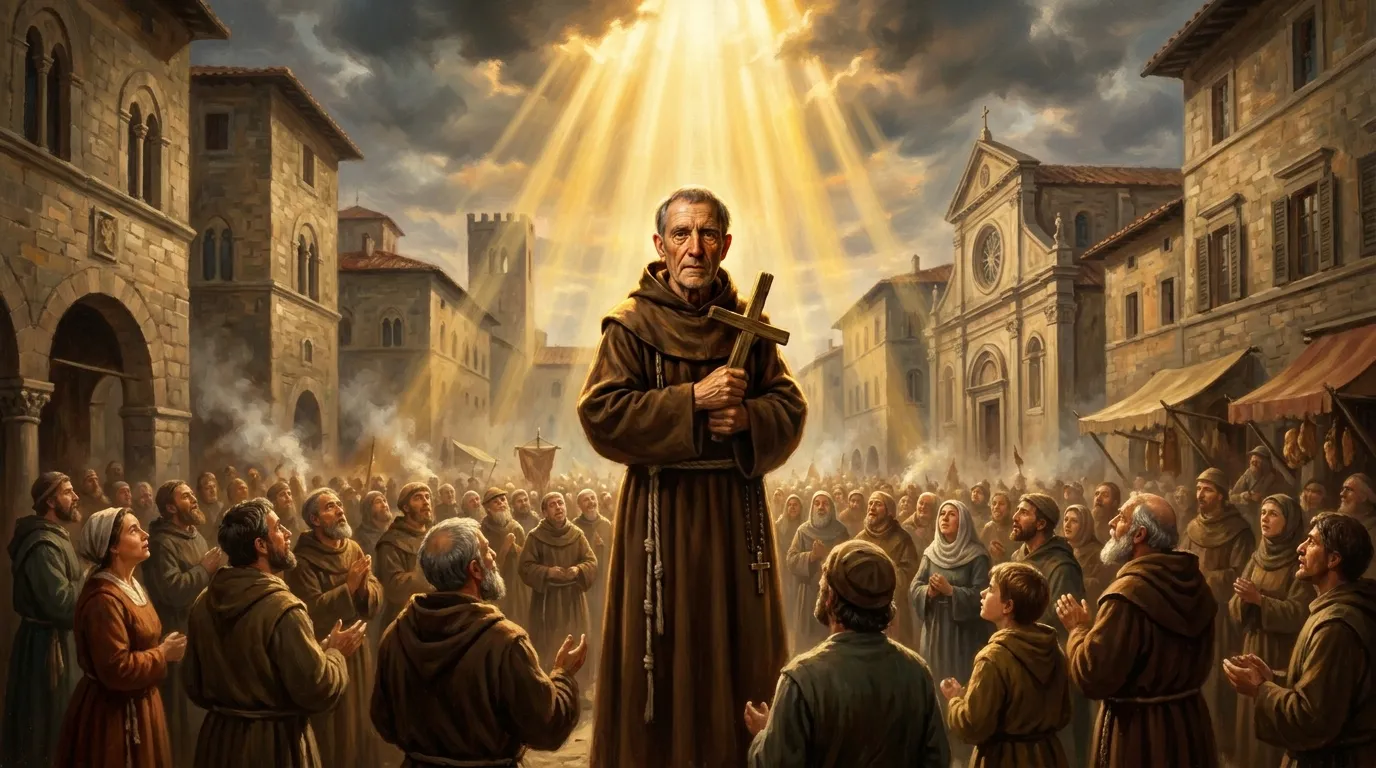 Portrait de saint Jacques de la Marche, prédicateur franciscain du XVe siècle, disciple de Bernardin