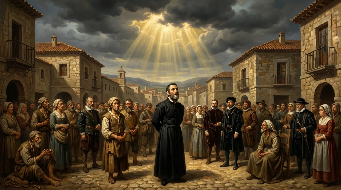 Portrait de saint Jean d'Avila, prêtre du XVIe siècle, maître spirituel de l'Andalousie