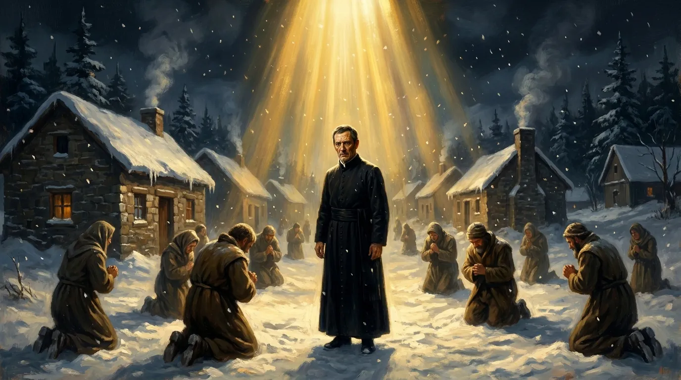 Portrait de saint Jean-François Régis, jésuite du XVIIe siècle, missionnaire des Cévennes