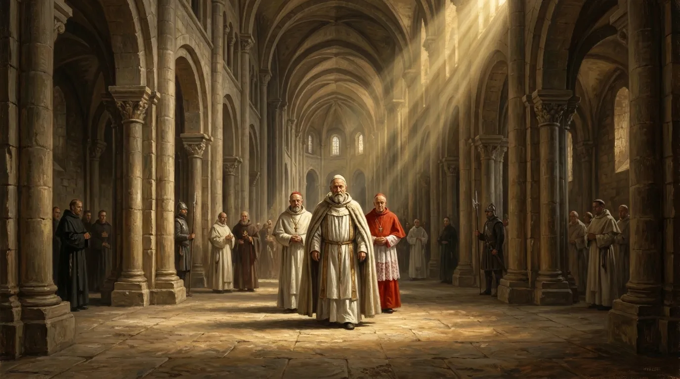 Portrait de saint Léon IX, pape alsacien du XIe siècle, artisan de la réforme grégorienne