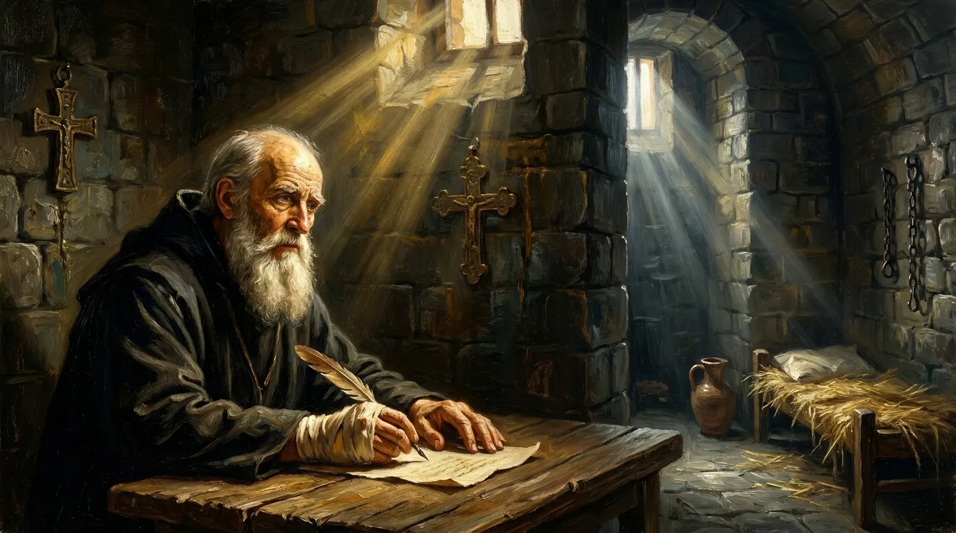 Portrait de saint Maxime, évêque latin du Ve siècle, prédicateur et théologien