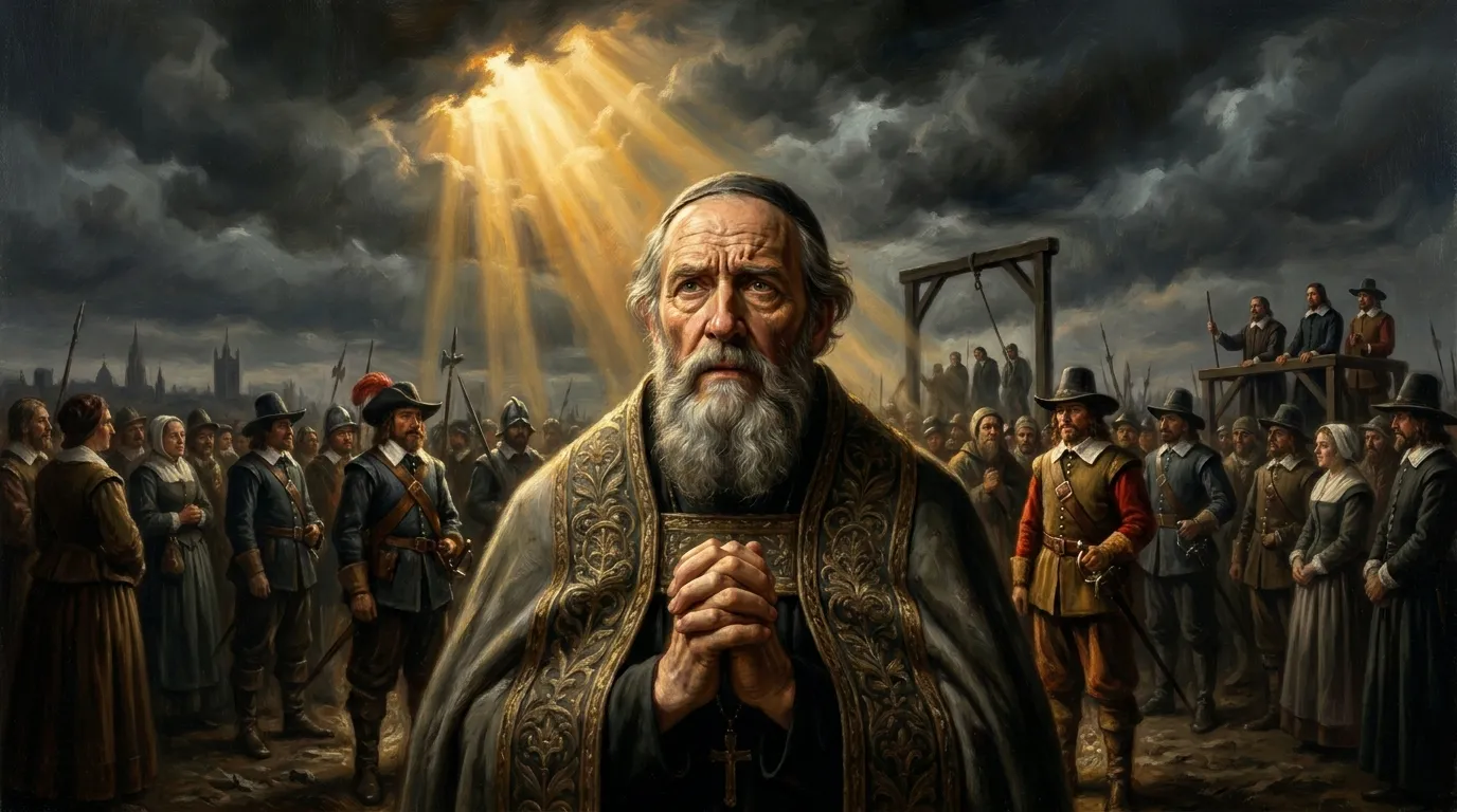 Portrait de saint Olivier Plunkett, archevêque d'Armagh, martyr irlandais du XVIIe siècle