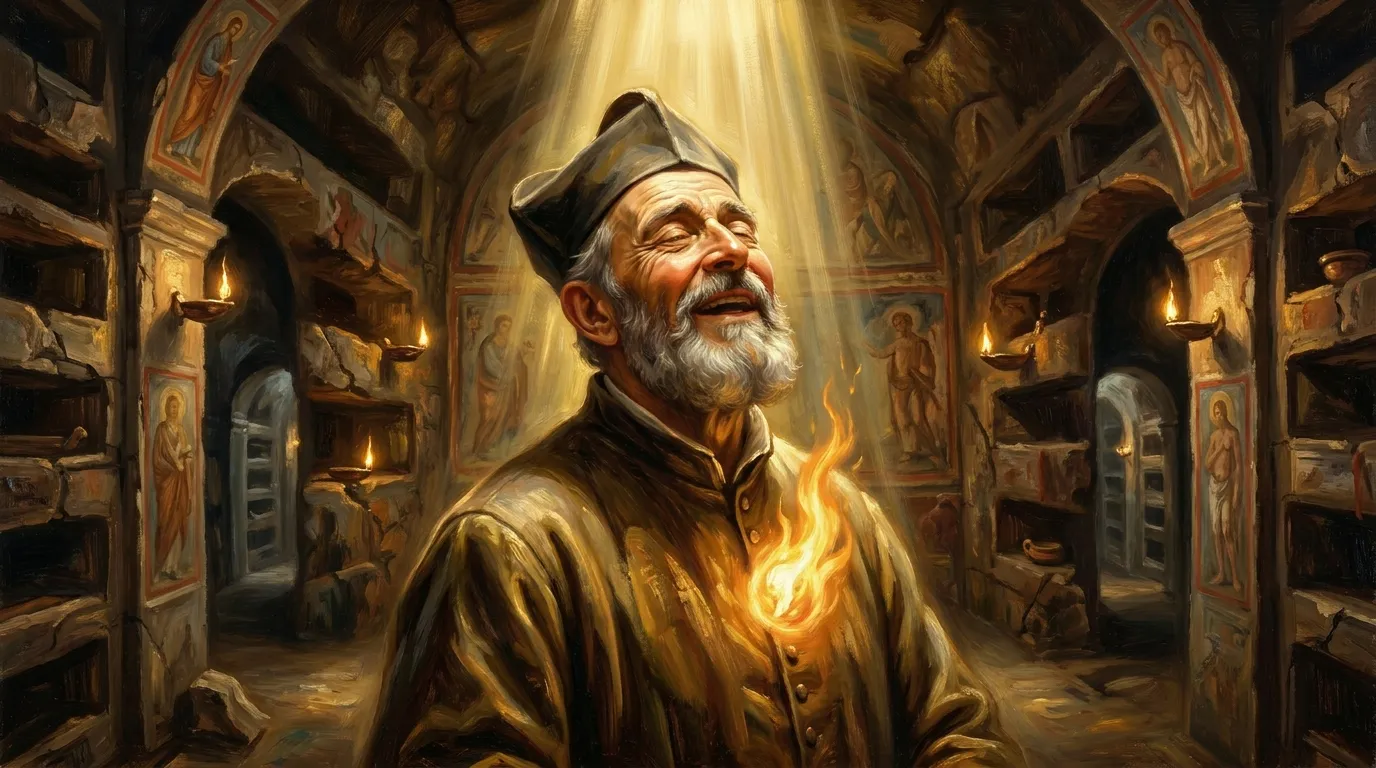 Portrait de saint Philippe Néri, apôtre joyeux de Rome du XVIe siècle