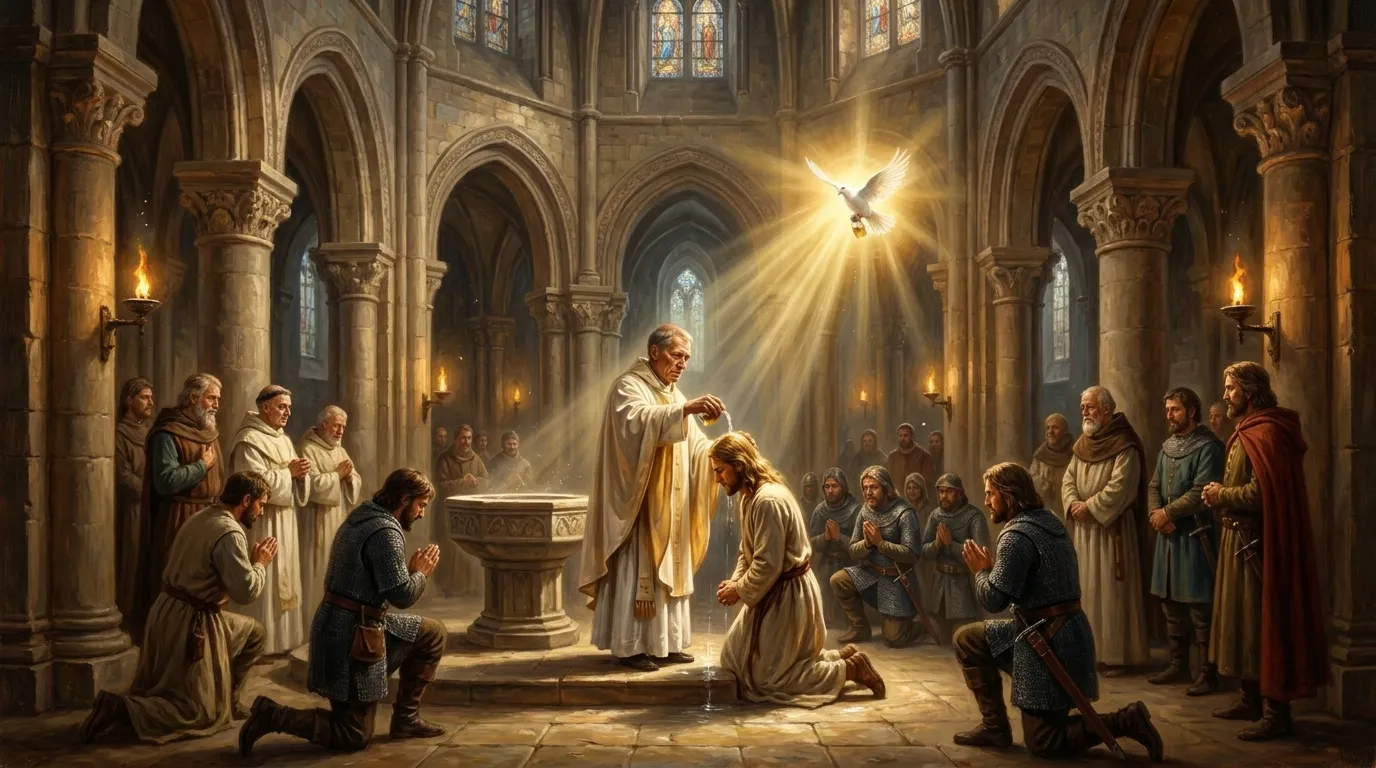 Portrait de saint Remi, évêque de Reims, baptiseur de Clovis et apôtre des Francs au Ve siècle