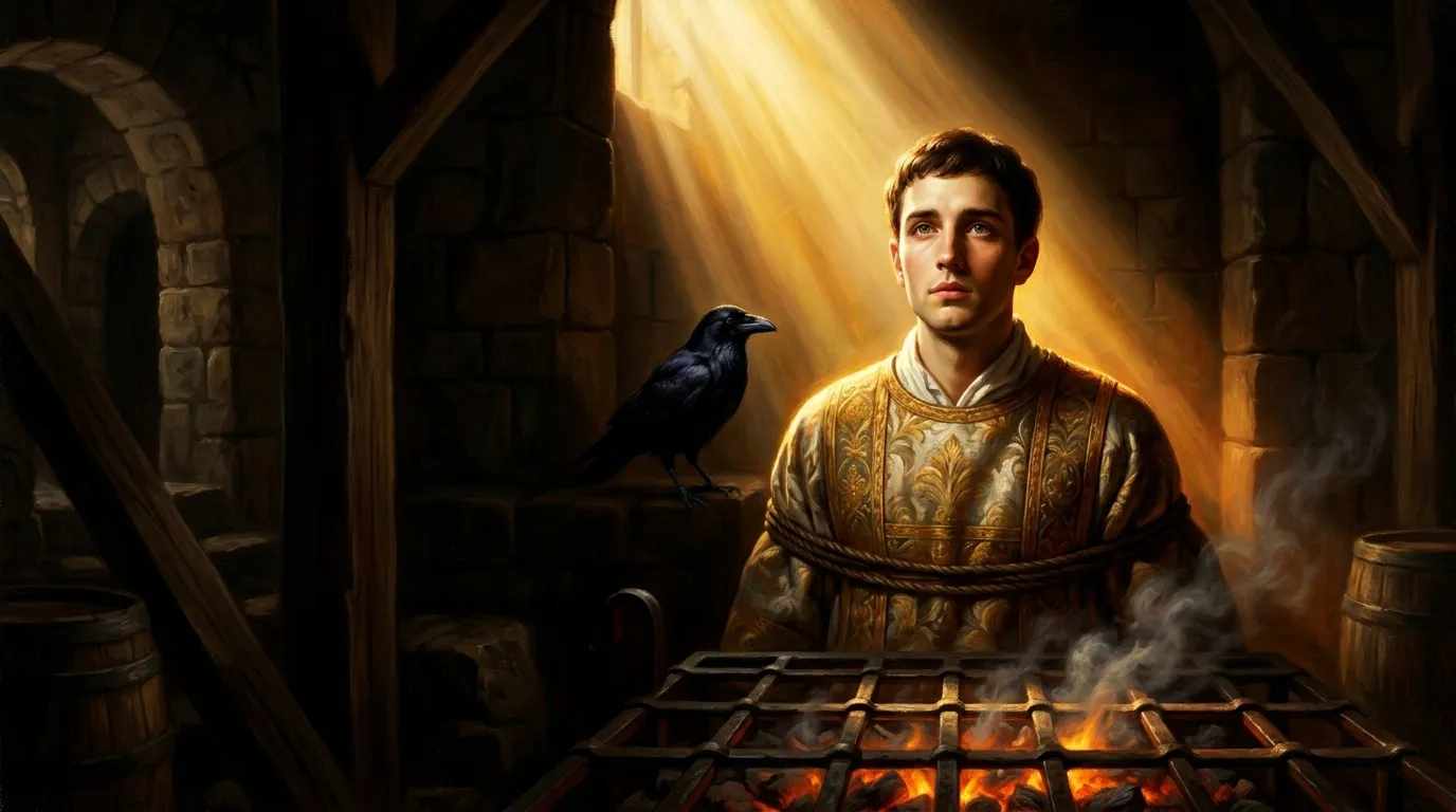 Portrait de saint Vincent de Saragosse, diacre et martyr espagnol du IVe siècle