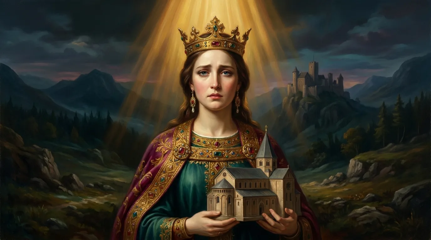 Portrait de sainte Adélaïde, impératrice du Saint-Empire au Xe siècle, épouse d'Otton Ier