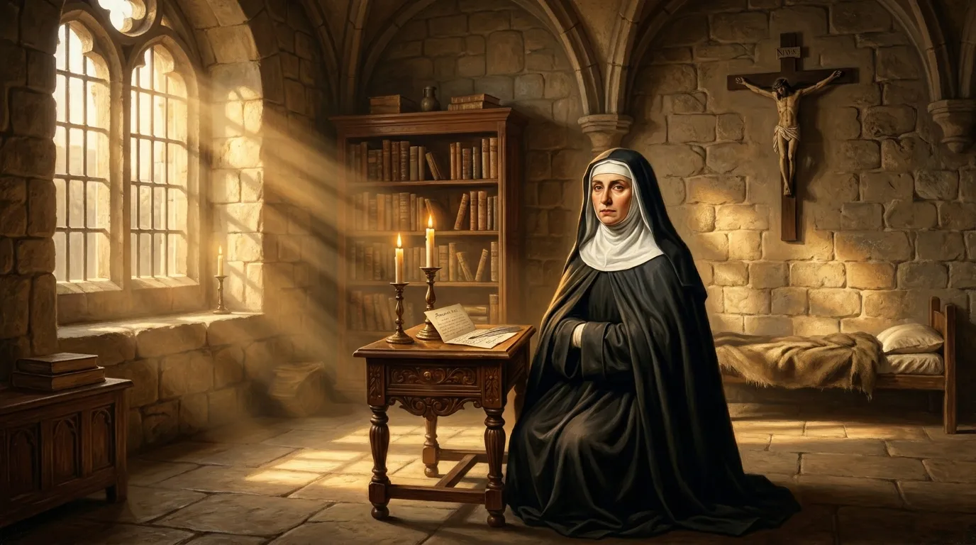 Portrait de sainte Jeanne-Françoise de Chantal, fondatrice de la Visitation au XVIIe siècle