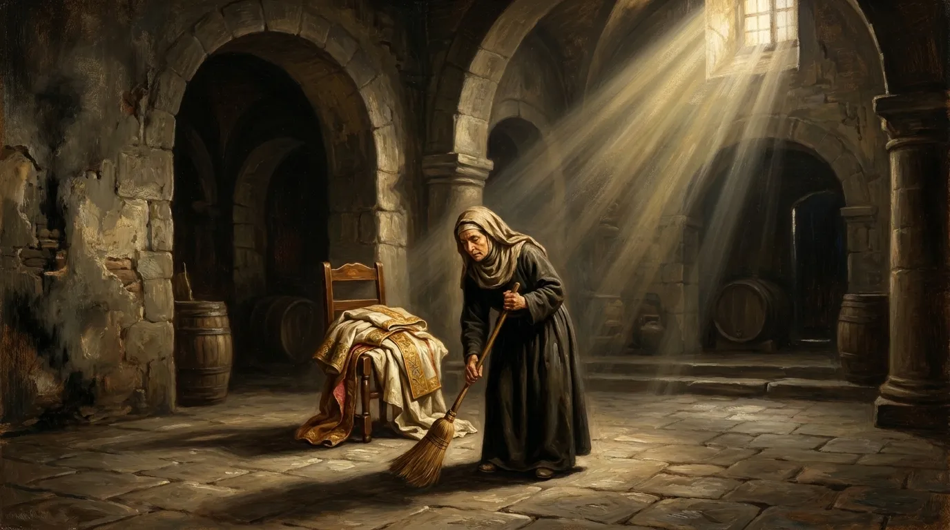 Portrait de sainte Léa, veuve ascète romaine du IVe siècle, amie de saint Jérôme