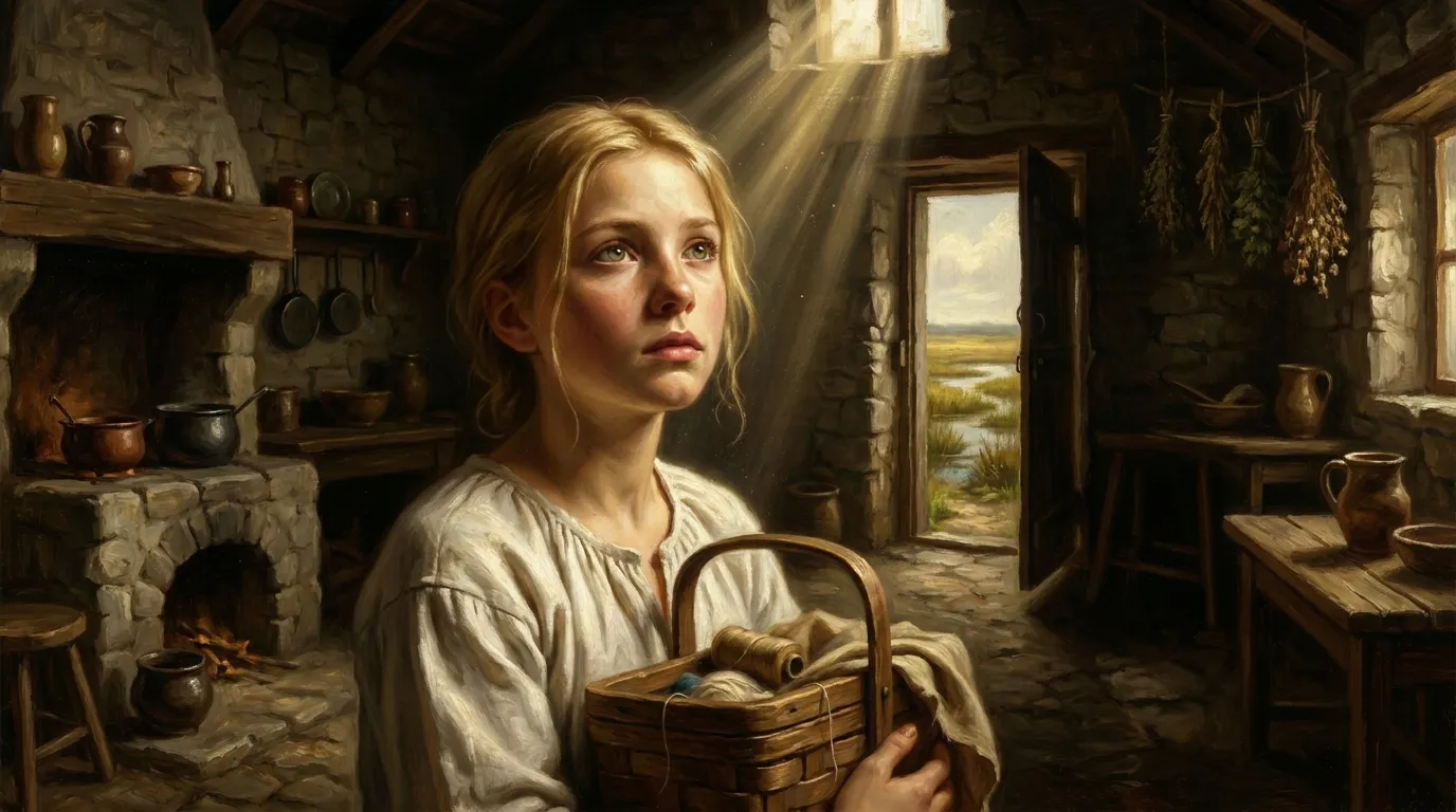 Portrait de sainte Maria Goretti, vierge martyre italienne du XXe siècle, patronne des jeunes