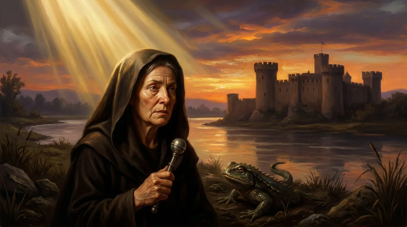 Portrait de sainte Marthe de Béthanie, hôtesse du Christ, sœur de Marie et Lazare