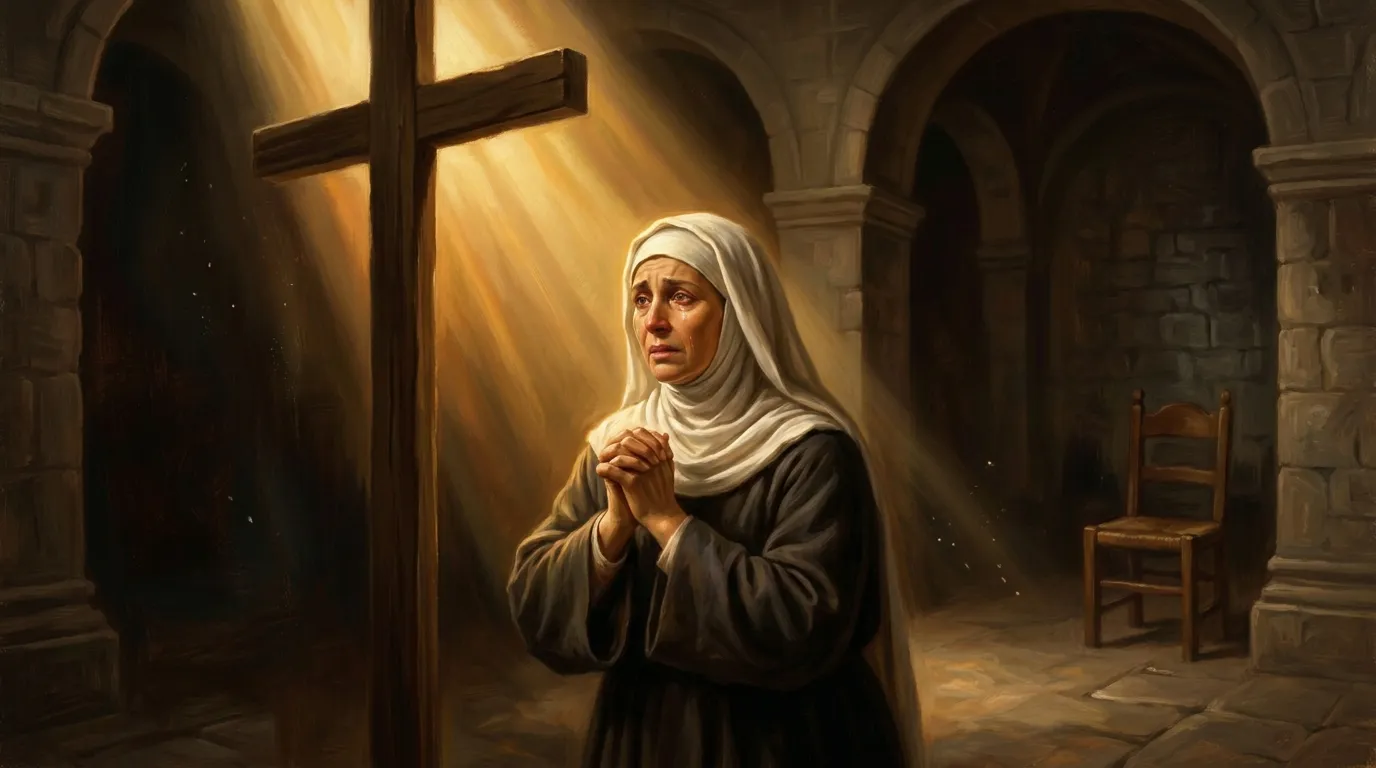 Portrait de sainte Monique, mère de saint Augustin, modèle des mères chrétiennes