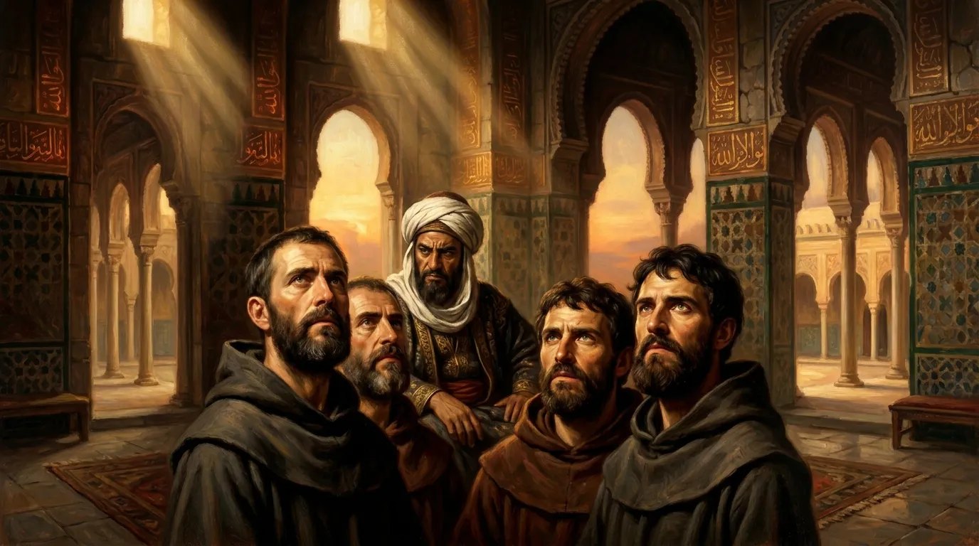 Portrait de sainte Nathalie et ses compagnons, martyrs mozarabes de Cordoue, IXe siècle
