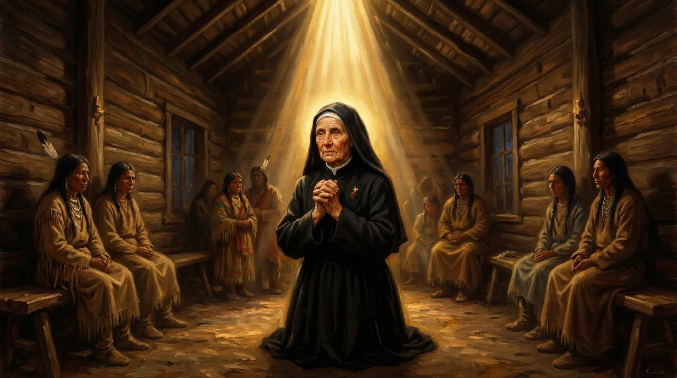 Portrait de sainte Rose-Philippine Duchesne, missionnaire en Amérique, XIXe siècle