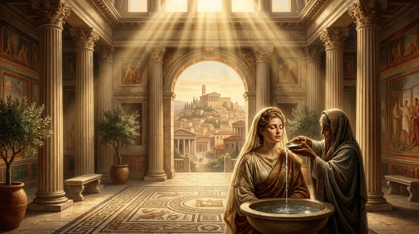 Portrait de sainte Sabine de Rome, matrone martyre du IIe siècle, Aventin