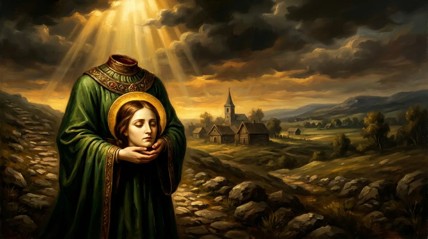 Portrait de sainte Spérie, vierge martyre du Quercy au VIIIe siècle