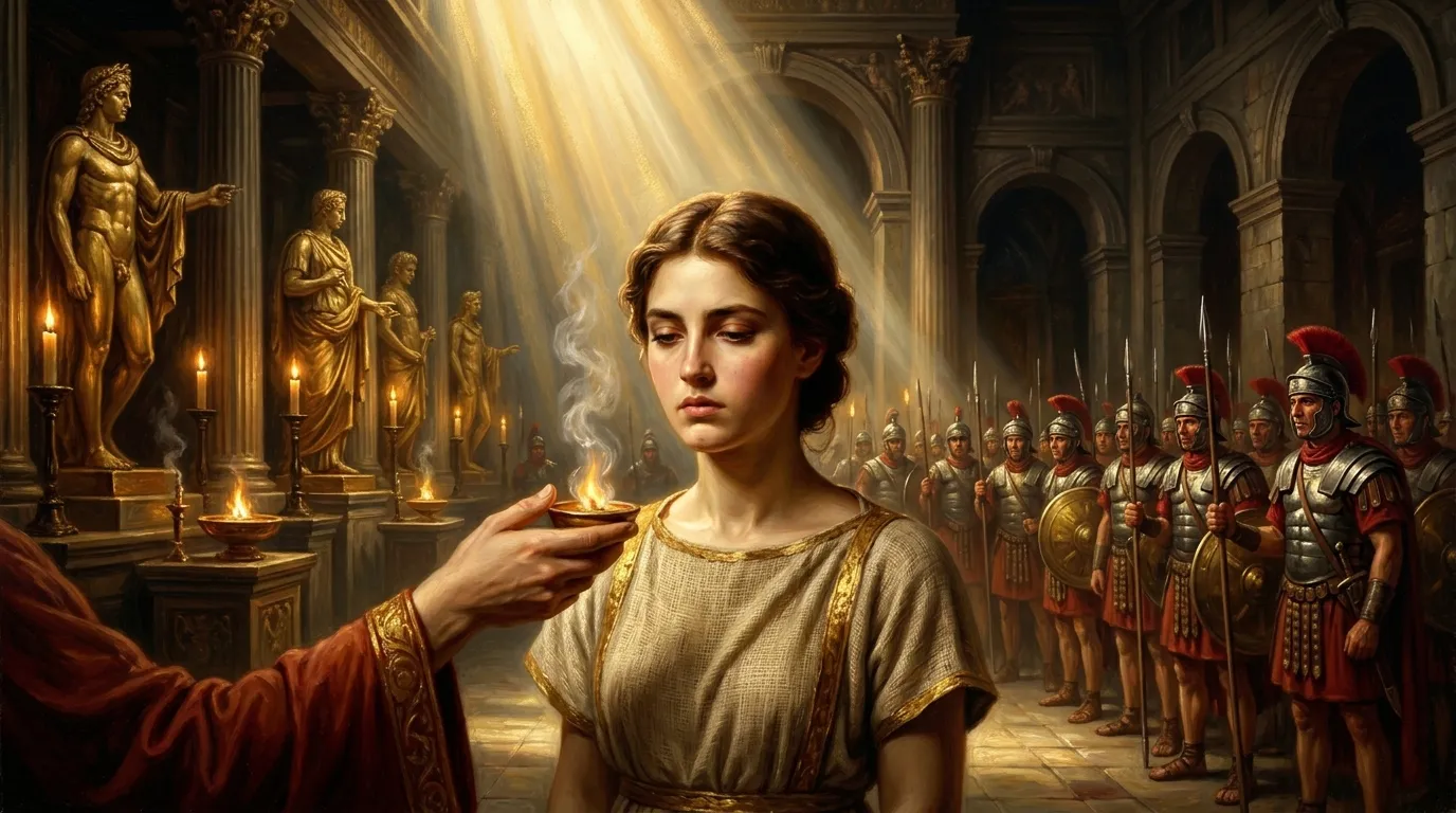 Portrait de sainte Tatiana de Rome, diaconesse martyre du IIIe siècle
