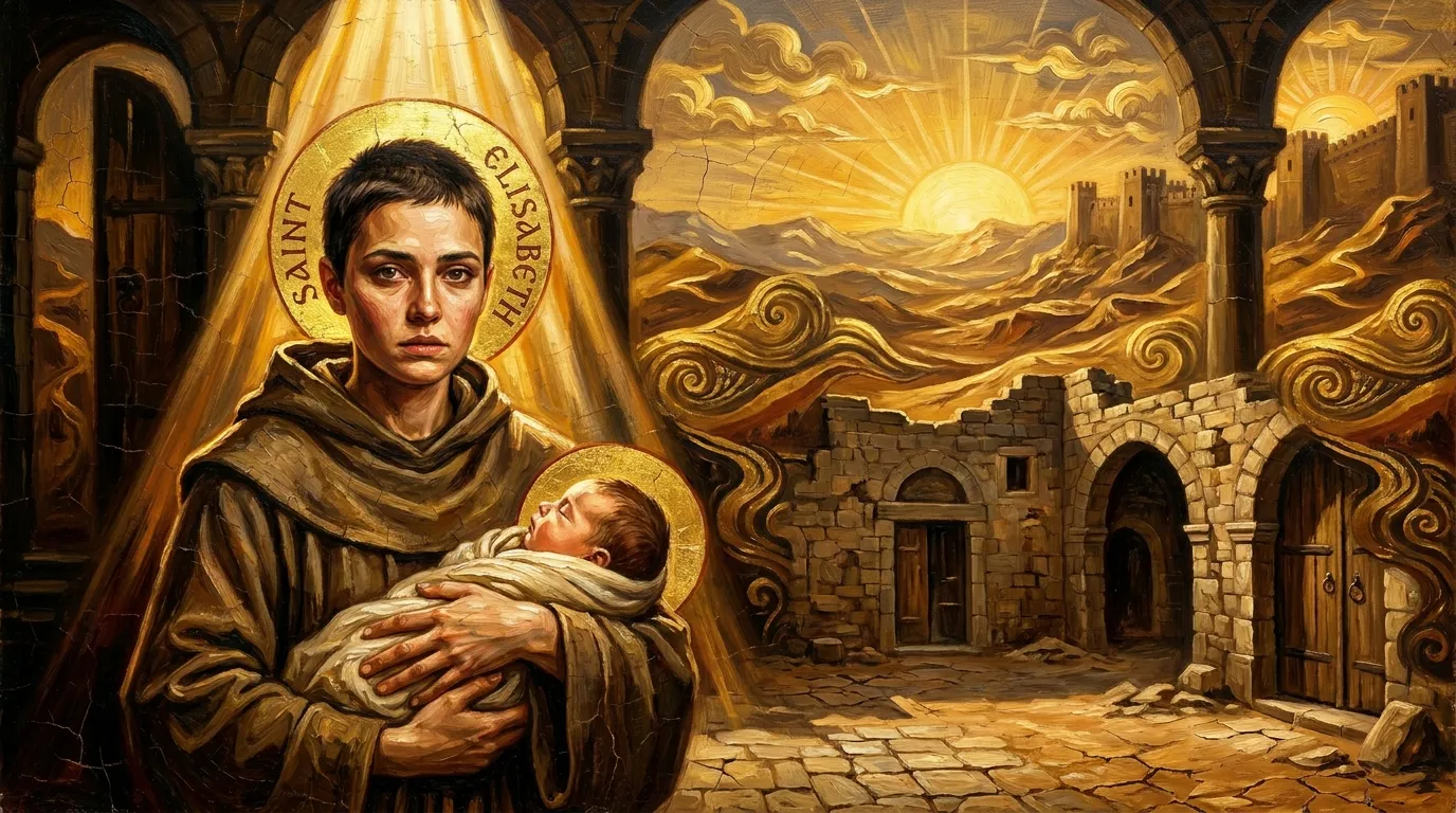 Portrait de sainte Théodora d'Alexandrie, pénitente du désert au Ve siècle