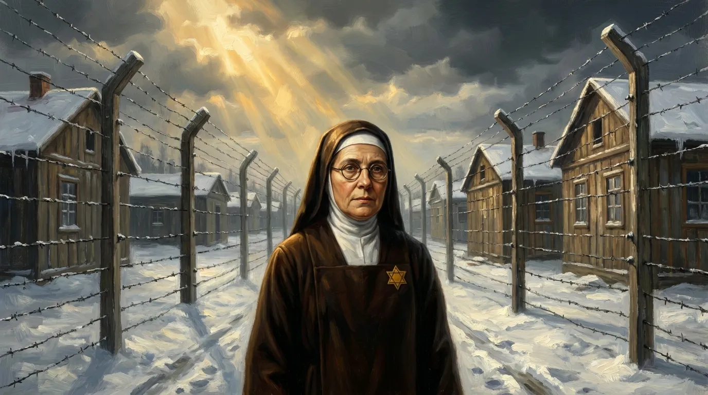 Portrait de sainte Thérèse-Bénédicte de la Croix, Edith Stein, carmélite martyre
