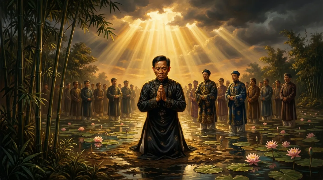 Portrait des saints martyrs du Vietnam, missionnaires et fidèles, XVIIIe-XIXe siècles