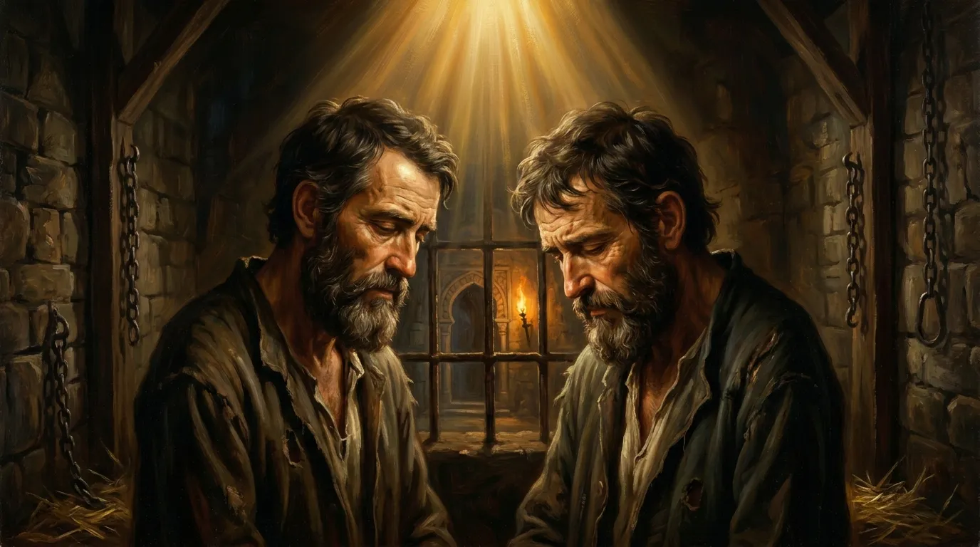 Portrait de saints Rodrigue et Salomon de Cordoue, martyrs mozarabes du IXe siècle