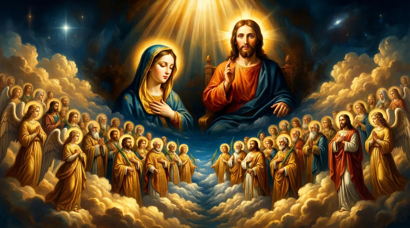 Toussaint, 1er novembre, fête de tous les saints connus et inconnus du paradis